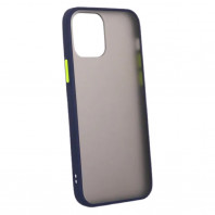 Чехол Shadow Matte для iPhone 12 и 12 Pro Midnight blue/Lime Чехол Shadow Matte для iPhone 12 и 12 Pro Midnight blue/Lime